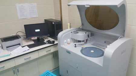 全自动微量元素分析仪进入安徽金色童年儿童医院