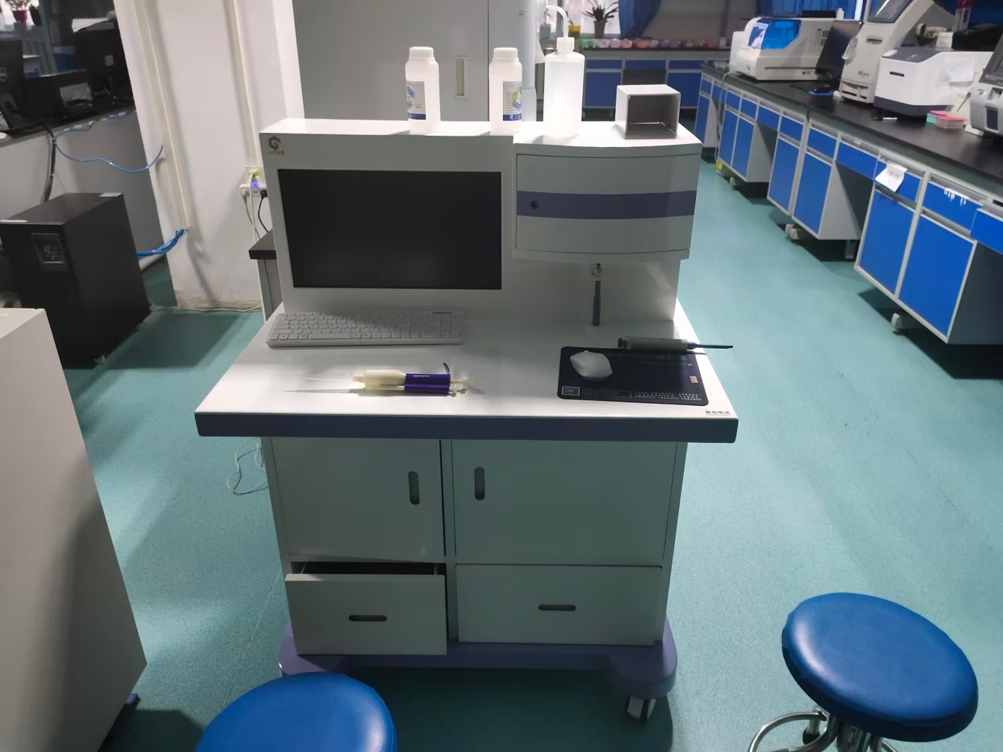 [新设备]医用微量元素分析仪器在陇西中医医院安装培训完成11.17